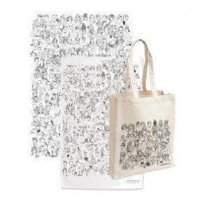 John Lee Bird's tea towel and tote bag