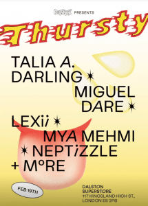 thursty at dalston superstore